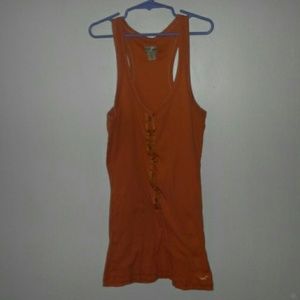 Hollister Button Down Racer Back Tank